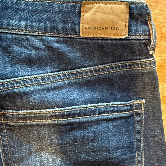 American Eagle Super High Rise Baggy Wide Leg Jeans 6 Short - Picture 4 of 7